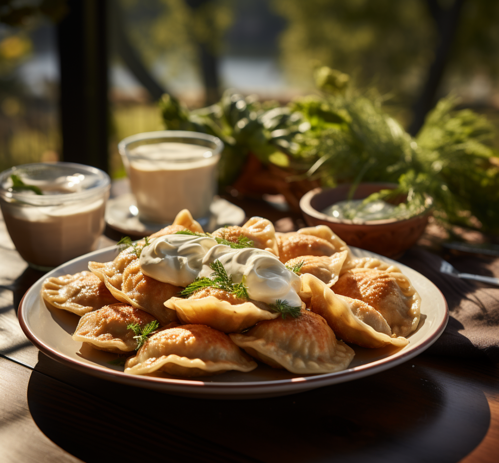 This image has an empty alt attribute; its file name is vkhayut_A_plate_of_traditional_food_with_Ukrainian_pierogies_wi_9051e2c0-6ae2-4087-88c4-61700211a455-1024x950.png